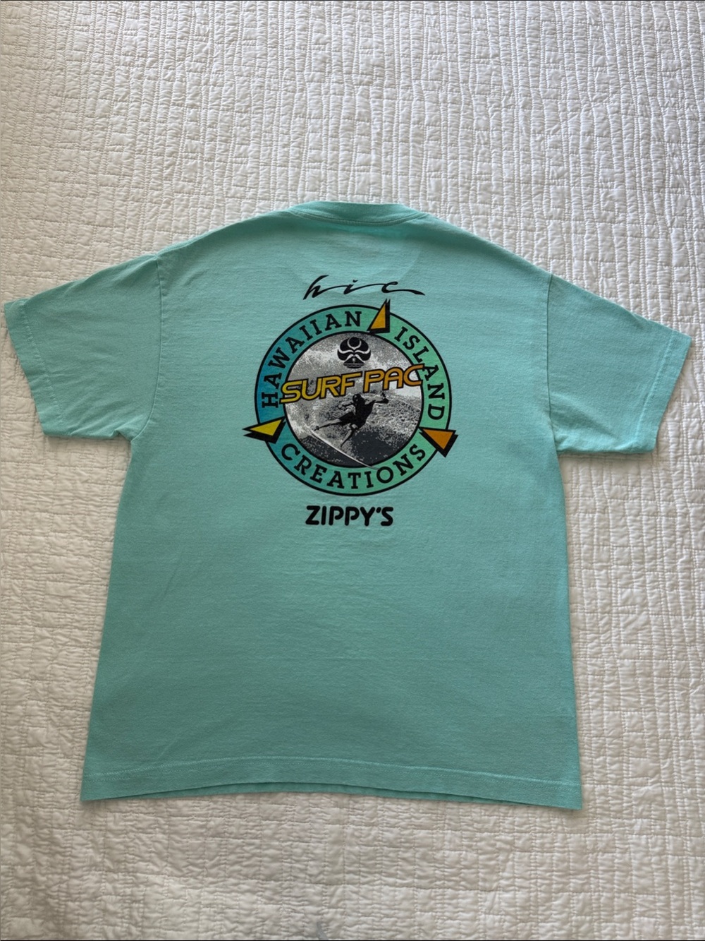 Zippy's Surf Pac Short Sleeve Tee - Aqua